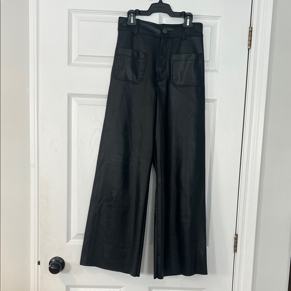 Zara Pants - Zara Black Faux Leather Pants